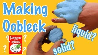 How to make Oobleck  DIY safe and quick recipe [upl. by Nnagem587]