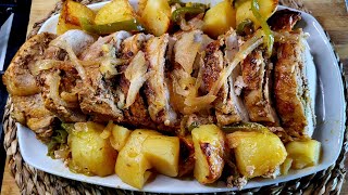 LOMBO DE PORCO NO FORNO COM BATATASRECEITAS DA BENELGA [upl. by Kelda]