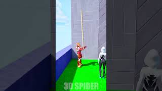 Ladder Run Challenge 2  Iron man vs Batman vs Spider Girl spiderman gta [upl. by Joo198]