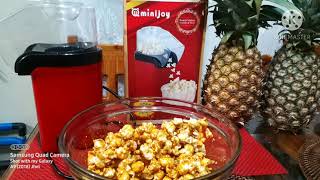 My Version of CARAMEL POPCORN l TRYING THE NEW POPCORN MAKER [upl. by Ecirp]