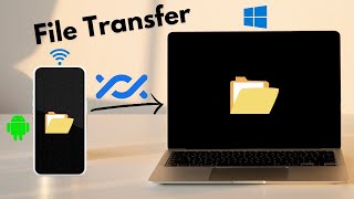 Share Files from Android to Windows PC wirelessly Nearby share windows [upl. by Alys]