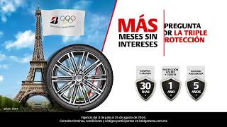 Bridgestone de promoción  Aprovecha compra este verano [upl. by Eiuqcaj591]