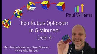 👍 Rubiks Kubus Oplossen in 5 Minuten Deel 4 van 7 👍 De Beste Rubiks KubusHandleiding Online 👍 [upl. by Odilo]