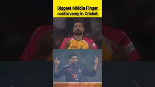 Ben Cutting vs Sohail Tanvir huge clash Middle finger fight shorts sohailtanvir bencutting psl [upl. by Kinzer]