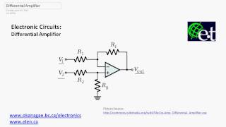 Operational Amplifiers  Differential Amplifiers [upl. by Nedak388]