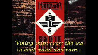 Swords in the Wind  Manowar Lyrics [upl. by Campman]