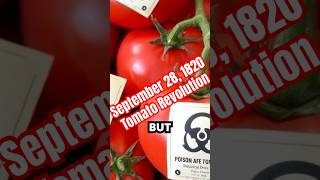 Tomato Revolution And History September 28 1820 history cooking [upl. by Ahtelrac]