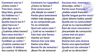 160 Frases de Conversación en Francés para Principiantes  Lenta y fácil 😲  Aprende Francés básico [upl. by Llain404]