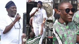 See How Muri Thunder Give Sir Shina Akanni Respect On Stage at Amititi Day Radio 2024 [upl. by Nosille]