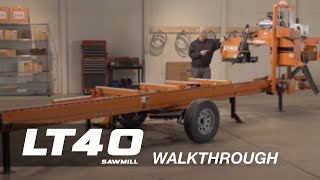 LT40 Hydraulic Portable Sawmill Walkthrough  WoodMizer [upl. by Ferri292]