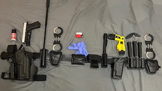 PoliceSecurity Duty Belt Setup Duty Belt Setup 2022 [upl. by Ji]