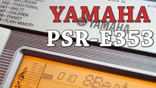 Yamaha PSRE353 Beginner Keyboard at Cranbourne Music [upl. by Elaynad]