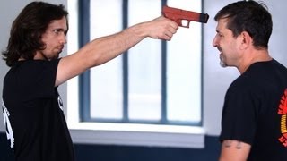 How to Defend against a Gun to the Face  Krav Maga Defense [upl. by Cleo]