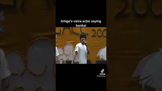 Ichigo s voice actor saying bankai [upl. by Karry]