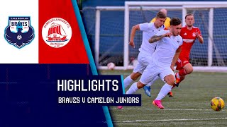 Braves Are Back Caledonian Braves v Camelon Juniors Highlights [upl. by Milicent508]