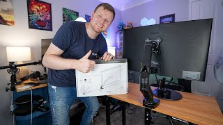 How to Mount your Monitor onto a VESA Monitor Arm  Setup and Installation Guide [upl. by Howlond142]