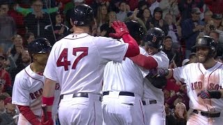 Bogaerts grand slam powers Red Sox to win 43018 [upl. by Arag]