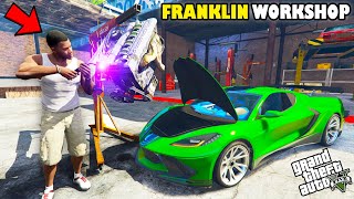 Franklin Become Mechanic And Upgrade Biggest Workshop in Los Santos GTA 5  SHINCHAN and CHOP [upl. by Jelene957]