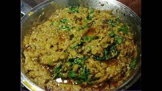 Baingan Bharta Sabzi – Roasted Eggplant Mash Recipe [upl. by Endres]