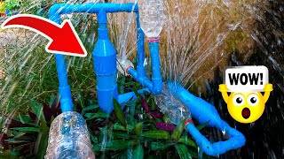 Safe Watering System With Plastic Bottle Using PVC Pips Air Pressure Without Motor [upl. by Daniella]