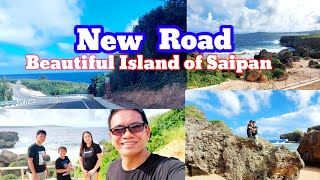 New road Beautiful Island of Saipan beach view cnmi romzmae [upl. by Imelda68]