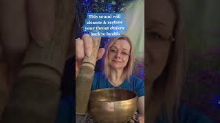 Unblock your throat chakra with singing bowl sound healing [upl. by Ardine]