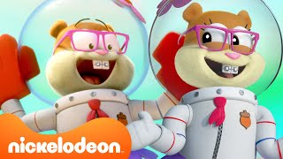 Sandy Cheeks BEST Moments on Kamp Koral 🏕  Nicktoons [upl. by Ylrrad]