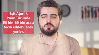 Eşit Ağırlık Puanı ile 5060 bin Sıralama ile Nereler Tercih Edilir  Tercih 2023 [upl. by Marleen]