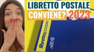 LIBRETTO POSTALE 2023 la mia onesta opinione sui libretti di risparmio postale per gestire i soldi [upl. by Elamaj]