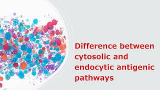 Difference between cytosolic and endocytic antigen processsing pathways [upl. by Idaf]