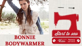 Bonnie Bodywarmer  stap voor stap video [upl. by Freeborn227]