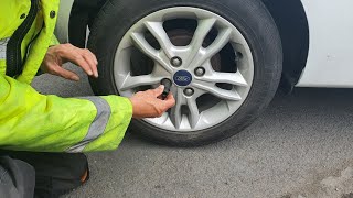 Ford Fiesta Locking Wheel Nut Removal No Key No Drilling No Welding Just Be Careful [upl. by Dwaine]