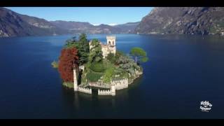 Lago dIseo  Isola di Loreto [upl. by Enirak]