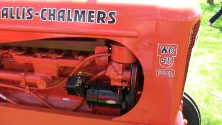 1956 AllisChalmers WD45 Wide Front Diesel [upl. by Haret746]