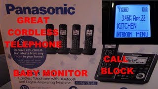 Panasonic CORDLESS Telephone  5 Handsets [upl. by Elva]