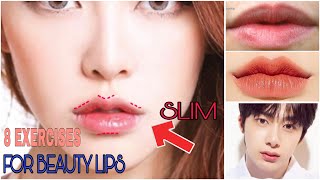 How to Slim Lips Beauty Lips  Top 8 Exercise For Lips  Slim Lip Exercise  Home Fitness Challenge [upl. by Bautram86]