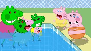 Zombie Apocalypse Daddy Pig Turn Into Werewolf Save Peppa 🧟‍♀️🧟‍♀️ Peppa Pig Funny Animation [upl. by Kate844]