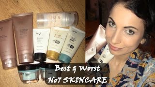 Best amp Worst No7 SKINCARE Products  Review [upl. by Cordeelia498]