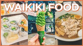 Must Try Restaurants and Cafes in Waikiki  Food Diaries 🍙 🍜 🍣 [upl. by Naples]