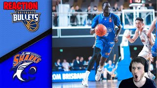 Brisbane Bullets vs Shanghai Sharks  Game Highlights  Preseason NBL25 reaction [upl. by Enirrok]