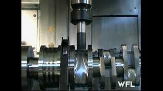 WFL M60 MillTurn Complete Crankshaft Machining  MARTECH Machinery NJ  USA [upl. by Brinson]