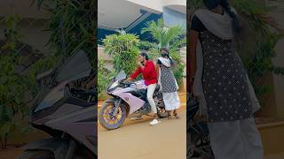 😳Adi pavi unna bike la era sonna🤣lovestatus love couple trending trending funny reels fun [upl. by Weiser]