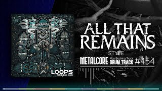 Metalcore Drum Track  All That Remains Style  110 bpm [upl. by Siocnarf]