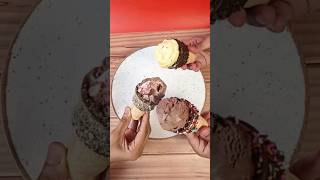 Casquinhas com deliciosos sorvetes Pavê Napolitano e Africano com muito chocolate e granulado 🍦 [upl. by Ikoek495]