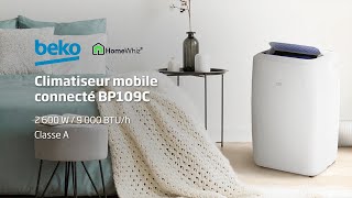 Beko Air 2022 Climatiseur mobile connecté non réversible BP109C [upl. by Thirion]