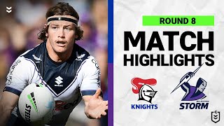 Newcastle Knights v Melbourne Storm  Match Highlights  Round 8 2022  NRL [upl. by Burck]