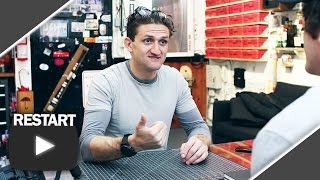 SER UNICO EN YOUTUBE con Casey Neistat  Youtube Restart LuzuVlogs 5 [upl. by Wolliw]