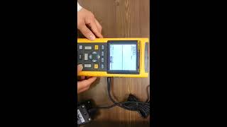 Fluke 123 Industrial ScopeMeter® Hand Held Oscilloscope [upl. by Aidas]