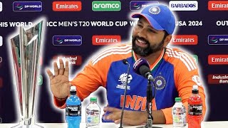 Rohit Sharma postmatch press conference  South Africa v India  T20 World Cup final 2024 🏏 [upl. by Ylenats]