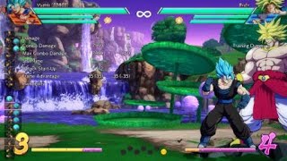 Vegito Split Finger shot Link Sparking Combo [upl. by Koball310]